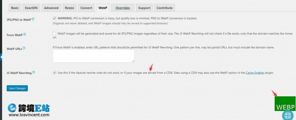 webp-js重写功能