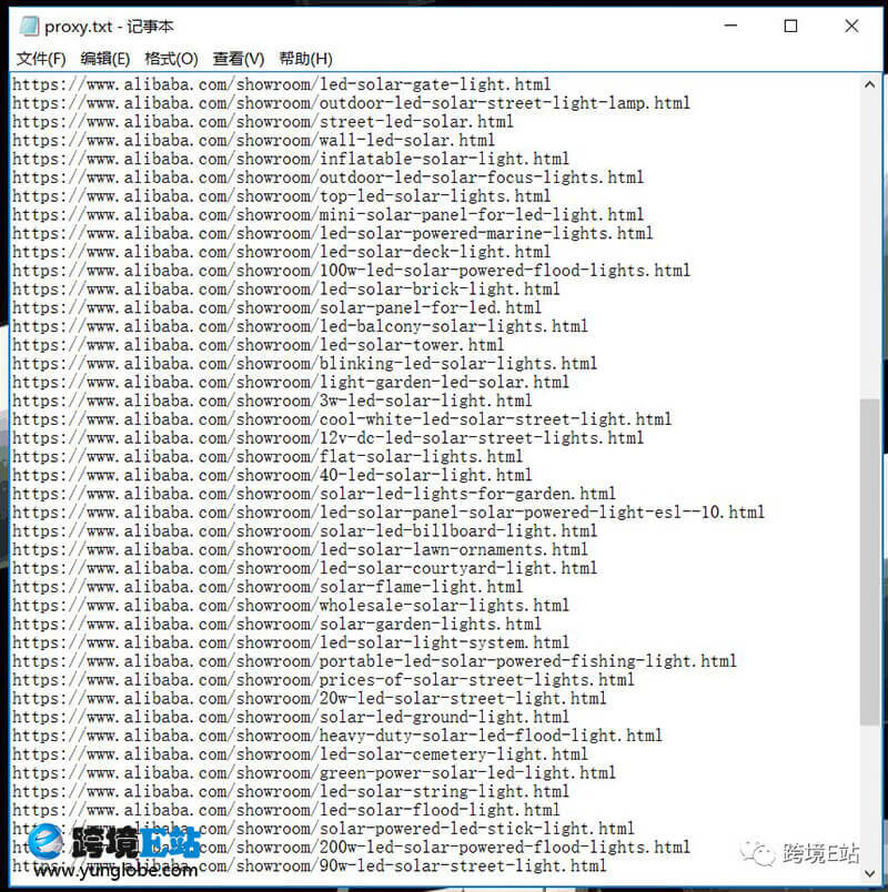 Scrape采集的关键词列表
