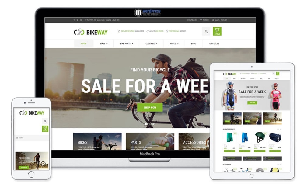 wordpress bikeway主题