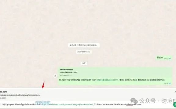 独立站添加WhatsApp图标并追踪来源页面url的源码